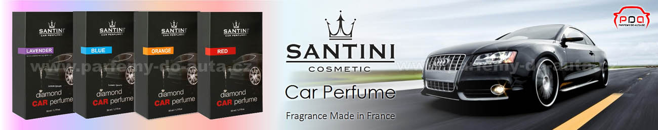 Auto parfémy Santini Diamond Car Perfume - luxusní vůně do auta